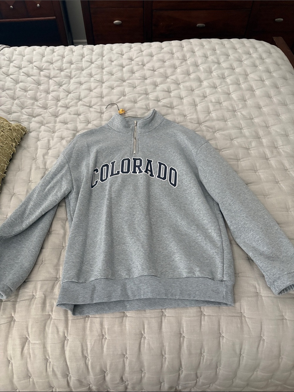 Colorado Half-Zip Sweatshirt - Gray